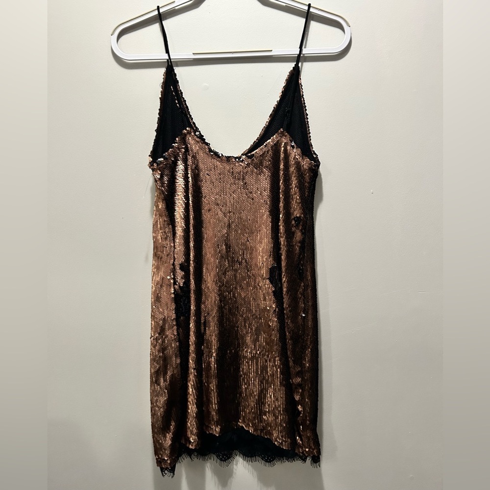NWOT Free People Seeing Double Sequin Slip Dress - medium - Picture 8 of 14